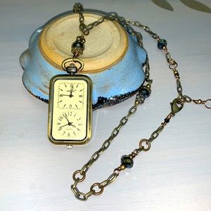 💕Handmade vintage watch necklace
